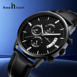 Keep n Touch Analog Watch - For Men KnT-1023 Leather-Chronograph-Watch