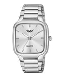 Premium Quality Square Stainless Steel Watch For Men - 8186