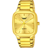 Premium Quality Square Stainless Steel Watch For Men - 8186