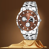 Premium Stainless Steel Analog Watch Men - 8185