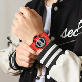 Digital Analog Men Sports Watch Waterproof Watch - 9010