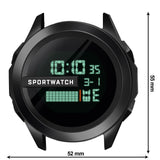 Multifunction Stylish Wrist Digital Watch For Men - 1140