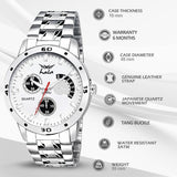Premium Stainless Steel Analog Watch Men - 8185