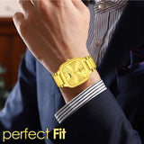 Premium Quality Square Stainless Steel Watch For Men - 8186