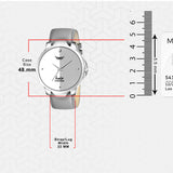 Stylish Minimalist Premium Genuine Leather Watch -1048