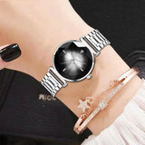 Analog Silver Black Women's - 8052