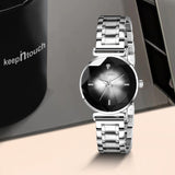 Analog Silver Black Women's - 8052