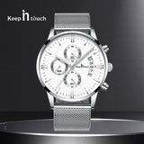 Keep n Touch Analog Watch - For Men KnT-1024 Mesh-Classic-Watch-Men