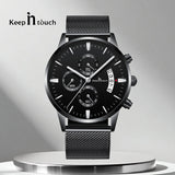 Keep n Touch Analog Watch - For Men KnT-1024 Mesh-Classic-Watch-Men