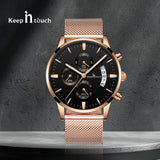 Keep n Touch Analog Watch - For Men KnT-1024 Mesh-Classic-Watch-Men