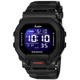 Premium Multi Function Hybrid Square Dial Watch - 1035