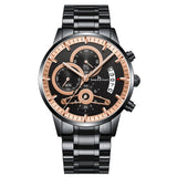 Keep n Touch Premium Moonphase Chronograph Series - For Men KnT-1025 Stainless Steel-Watch