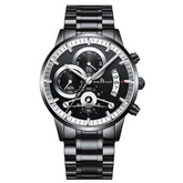 Keep n Touch Premium Moonphase Chronograph Series - For Men KnT-1025 Stainless Steel-Watch