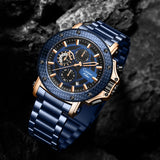 Waterproof Luxury Chronograph Watch For Men - 9842