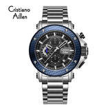 Waterproof Luxury Chronograph Watch For Men - 9842