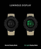 Multifunction Waterproof Wrist Sports Digital Watch - 1145