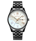 Black White Analog Men's - 8196