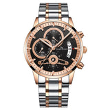 Keep n Touch Premium Moonphase Chronograph Series - For Men KnT-1025 Stainless Steel-Watch