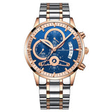 Keep n Touch Premium Moonphase Chronograph Series - For Men KnT-1025 Stainless Steel-Watch