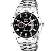 Analog Day & Date Function Stainless Steel For Men - 8188
