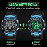 Smart Generation Multi-Functional Digital Watch - 1054