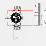 Premium Stainless Steel Analog Watch Men - 8185