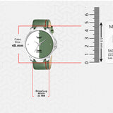 Stylish Minimalist Premium Genuine Leather Watch -1048