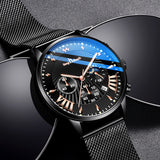 Keep In Touch Premium Analog KnT-1021 Quartz Watch for Men with Mesh Stainless Steel
