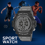 Tactical Heavy-Duty Sports Digital Watch for Men - 1195