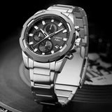 Luxury Waterproof Chrono Oversized Watch - 8888