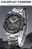 Luxury Chrono Waterproof Business Watch - 8895