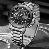 Waterproof Luxury Chronograph Watch For Men - 9842