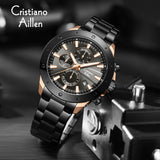 Waterproof Luxury Chrono Oversize Watch For Men - 8897