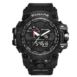 Quartz Movement Multi-Functional Dual Time Sports Watch - 8202