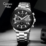 Waterproof Luxury Chrono Oversize Watch For Men - 8897