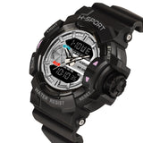Digital Analog Men Sports Watch Waterproof Watch - 9010