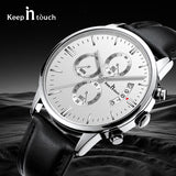 Keep n Touch Analog Watch - For Men KnT-1023 Leather-Chronograph-Watch