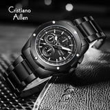 Multifunction Chrono Sub-Dials & Date Luxury Watch - 8899