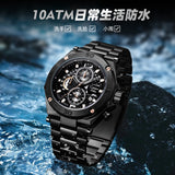 Oversized Luxury Waterproof Chrono Watch For Men - 9839