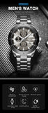Waterproof Luxury Chrono Oversize Watch For Men - 8897