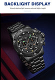 Multifunction Luxury Business Chrono Date Watch For Men - 9838