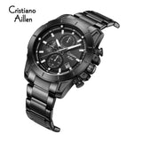 Multifunction Analog Black Sub-Dials & Date Watch Men - 8893