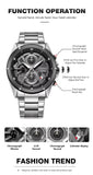 Luxury Chrono Waterproof Business Watch - 8895