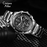 Multifunction Chrono Sub-Dials & Date Luxury Watch - 8899