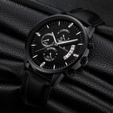 Keep n Touch Analog Watch - For Men KnT-1023 Leather-Chronograph-Watch