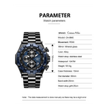 Luxury Business Multifunction Chrono Watch For Men - 9840