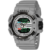 Digital Analog Men Sports Watch Waterproof Watch - 9010