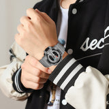 Digital Analog Men Sports Watch Waterproof Watch - 9010