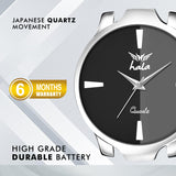 Stylish Minimalist Genuine Leather Analog Watch - 1046