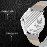 Stylish Minimalist Genuine Leather Analog Watch - 1046